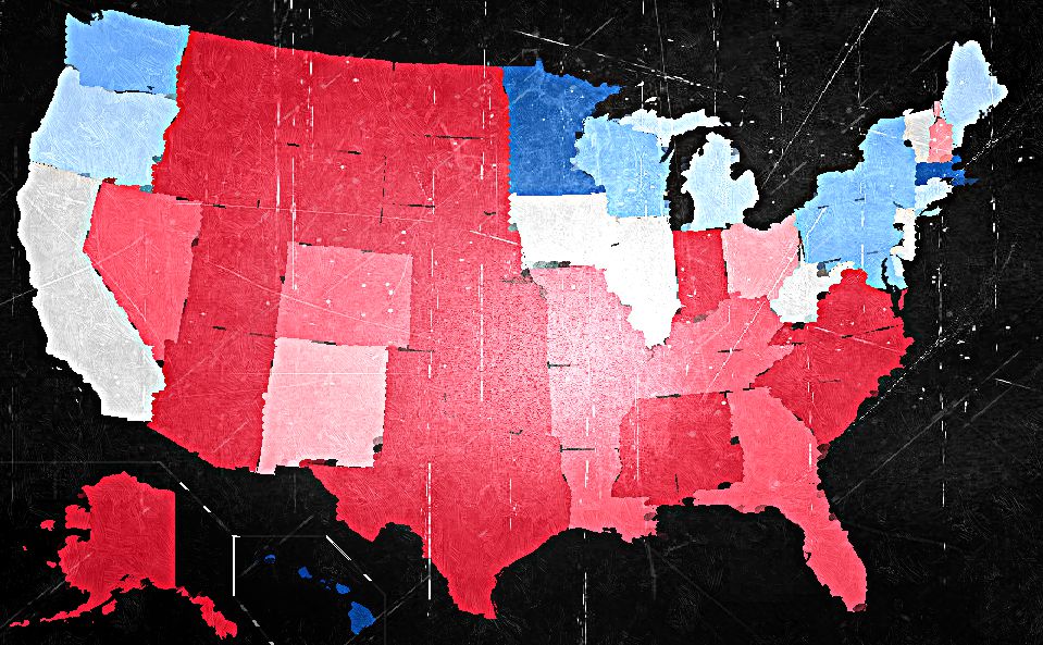 United States PresidentialMap of Election Results 1968-2012