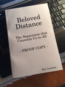 Beloved Distance proof copy cover